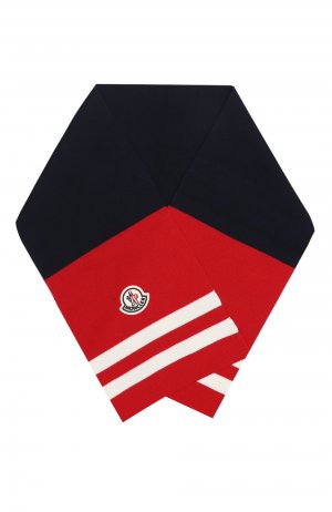 Шерстяной шарф Moncler. Цвет: красный