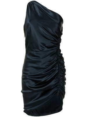 Платье мини на одно плечо Michelle Mason. Цвет: черный
