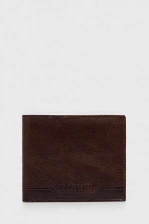 Кожаный кошелек , коричневый U.S. Polo Assn.