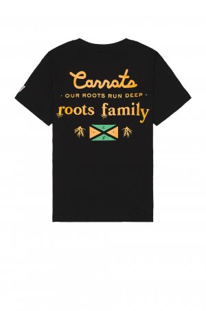 Футболка Roots Family T-shirt, черный Carrots