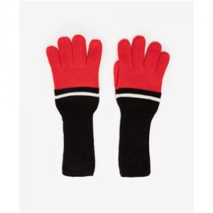 Перчатки , размер 18, черный, красный Gulliver. Цвет: красный/черный
