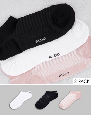 Набор из 3 пар спортивных носков нейтральных оттенков -Разноцветный ALDO