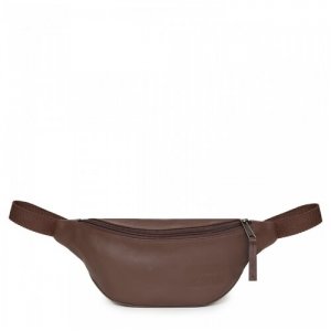 Сумка на пояс Eastpak Springer Brown Authentic Leather. Цвет: коричневый