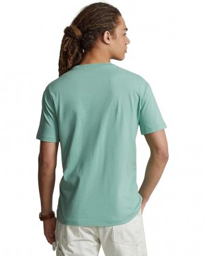 Футболка Classic Fit Big Pony Jersey T-Shirt, цвет Essex Green Polo Ralph Lauren