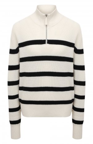 Пуловер из хлопка и кашемира FTC. Цвет: белый