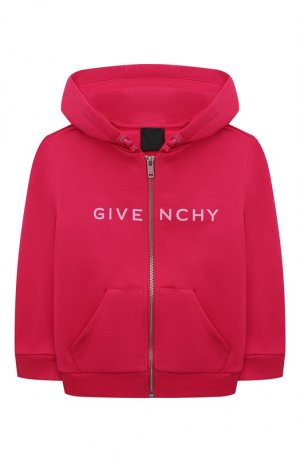 Хлопковая толстовка Givenchy. Цвет: розовый