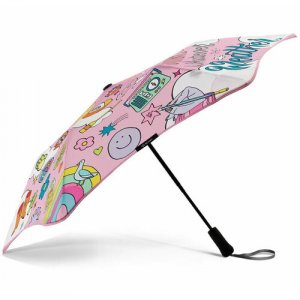Зонт , механика, розовый Blunt. Цвет: розовый