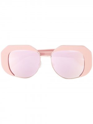 Солнцезащитные очки Domingo Karen Walker. Цвет: розовый