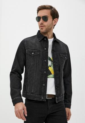 Куртка джинсовая Zadig & Voltaire. Цвет: серый