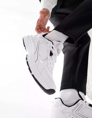 Кроссовки для бега в стиле ретро белого и серебристого цвета Loyalty and Faith &