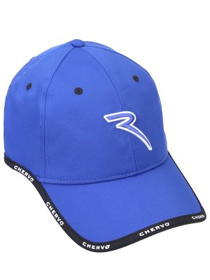 Бейсболка с логотипом CHERVO. Цвет: синий