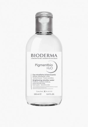 Мицеллярная вода Bioderma Пигментбио Осветляющая и очищающая  Н2О, 250 мл. Цвет: прозрачный