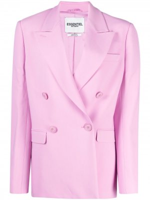 Двубортный пиджак Zorca Essentiel Antwerp. Цвет: розовый