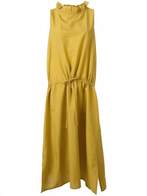 Платье-трапеция с кулиской Atlantique Ascoli. Цвет: желтый