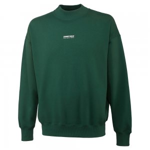 Мужской свитшот Basic Sweatshirt Street Beat. Цвет: зеленый