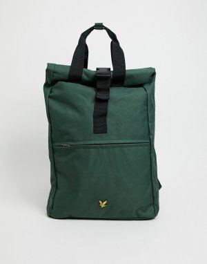 Рюкзак с подворачивающимся верхом -Зеленый цвет Lyle & Scott