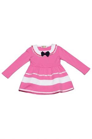 Платье Kidly. Цвет: ярко-розовый