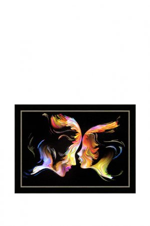 Картина-репродукция Рыбка 1 Декарт. Цвет: черный, красный, желтый