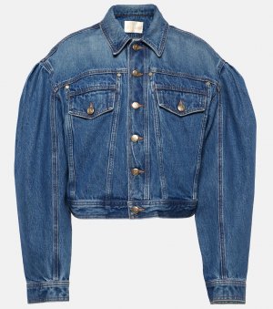Укороченная джинсовая куртка cosette , синий Ulla Johnson