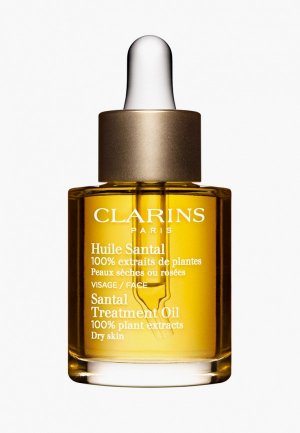 Масло для лица Clarins сухой или чувствительной кожи SANTAL, 30 мл. Цвет: прозрачный