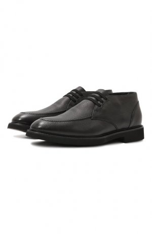 Замшевые ботинки Doucals Doucal's. Цвет: чёрный