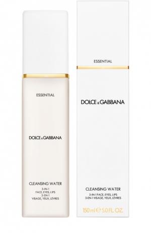 Очищающая вода для лица Essential Dolce & Gabbana. Цвет: бесцветный