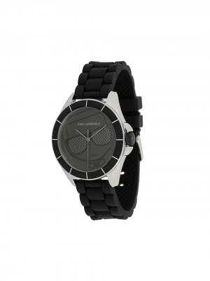 Наручные часы Ikonik Silhouette Karl Lagerfeld. Цвет: черный