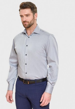 Рубашка Kanzler Comfort fit. Цвет: серый