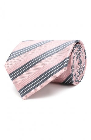 Шелковый галстук Brioni. Цвет: розовый