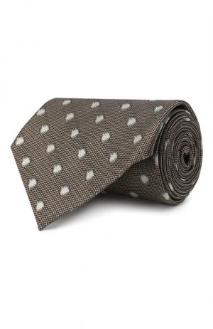 Шелковый галстук Tom Ford. Цвет: бежевый