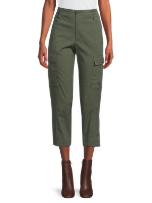 Укороченные брюки-карго с бочонками , цвет Thyme Calvin Klein
