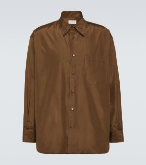 Шелковая рубашка , коричневый Lemaire