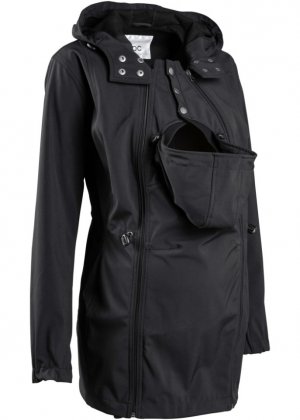 Куртка softshell для новорожденных/куртка беременных регулируемая по ширине , черный Bpc Bonprix Collection