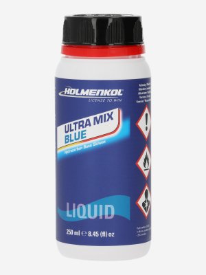 Мазь скольжения Ultramix Biue liquid, Синий Holmenkol. Цвет: синий