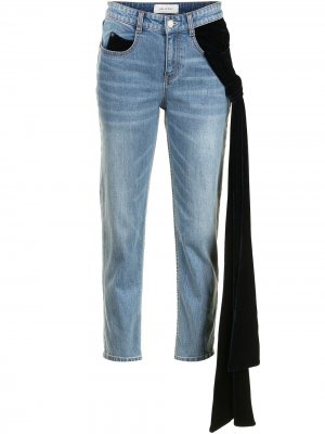 Укороченные джинсы Ramy Hellessy. Цвет: синий