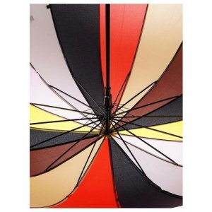 Зонт-трость автоматический ,Зонт радуга ,мужской, женский, зонтик, защитой от ветра, светоотражающей, зонтик гриб Angel. Цвет: серый/бежевый/золотистый/коричневый/розовый/желтый/черный/красный/мультиколор