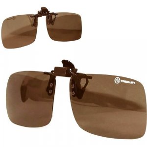 Солнцезащитные очки , бабочка, оправа: пластик, поляризационные Freeway. Цвет: коричневый