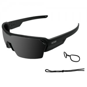 Солнцезащитные очки  Race Matt Black / Grey Polarized lenses, черный OCEAN. Цвет: черный