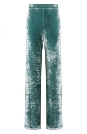 Бархатные брюки Jil Sander. Цвет: зелёный