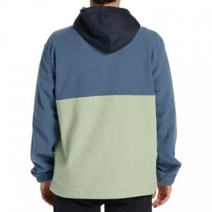 Пуловер Boundary с капюшоном и полумолнией мужской , цвет North Sea Billabong