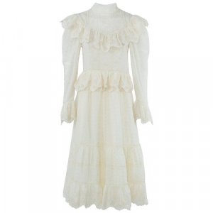 Платье , размер 8, белый Ulla Johnson. Цвет: белый