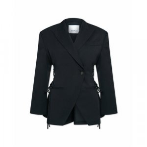 Пиджак , размер 40, черный Erika Cavallini. Цвет: черный
