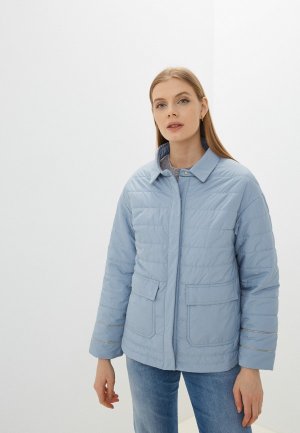 Куртка утепленная Lusio. Цвет: голубой