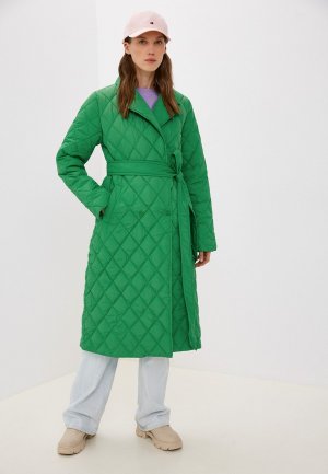 Куртка утепленная Allegri. Цвет: зеленый