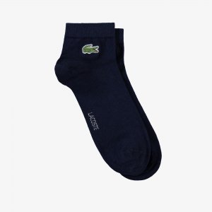 Носки Короткие спортивные Unisex Lacoste. Цвет: тёмно-синий