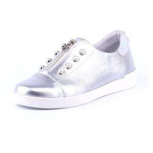 П/ботинки для девочек ELEGAMI 3/4-521641904,Серебро,Размер 39. Цвет: серебристый