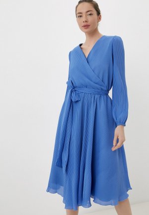 Платье Seam. Цвет: голубой