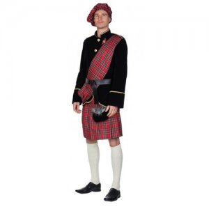 Взрослый костюм Шотландец (12063) 54 RUBIE'S. Цвет: черный