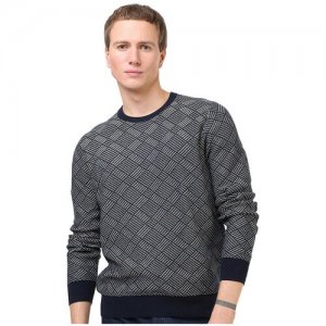 Пуловер мужской с круглым вырезом Marvelis хлопок, размер: XL цвет: Синий арт. 63131518. Цвет: синий
