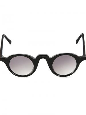 Солнцезащитные очки Retro Pantos Barn's. Цвет: черный